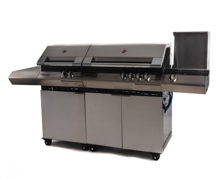 Turbo Elite 6 fuochi con piano cottura laterale