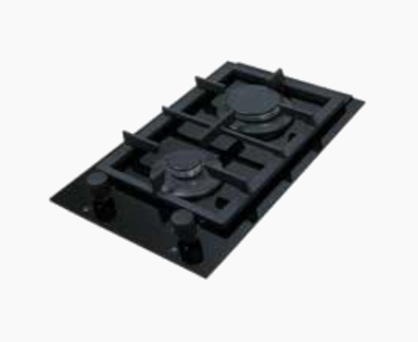 Piano cottura tripla corona vetro temprato da incasso