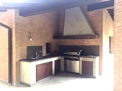 Built-in bbq / Built-in gas barbecue